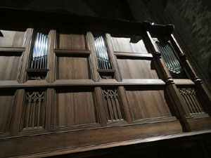 Acabament de l'orgue de la Catedral de Girona