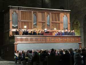 Acabament de l'orgue de la Catedral de Girona