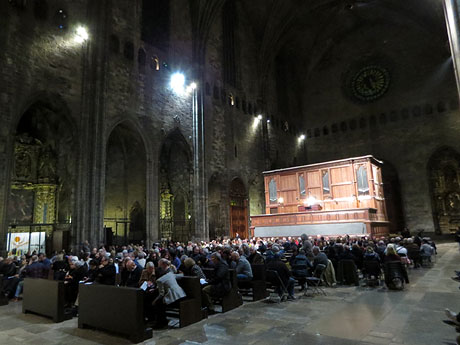 Acabament de l'orgue de la Catedral de Girona