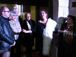 Premis homenatge Xavier Cugat, organitzat pel Festival de Cinema de Girona, a la pla&ccedil;a de l'Oli