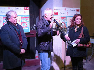 Premis homenatge Xavier Cugat, organitzat pel Festival de Cinema de Girona, a la pla&ccedil;a de l'Oli