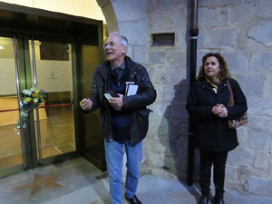 Premis homenatge Xavier Cugat, organitzat pel Festival de Cinema de Girona, a la pla&ccedil;a de l'Oli