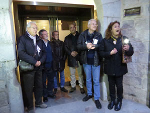 Premis homenatge Xavier Cugat, organitzat pel Festival de Cinema de Girona, a la pla&ccedil;a de l'Oli