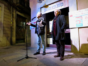Premis homenatge Xavier Cugat, organitzat pel Festival de Cinema de Girona, a la pla&ccedil;a de l'Oli