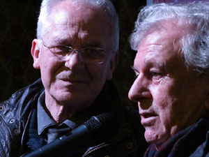 Premis homenatge Xavier Cugat, organitzat pel Festival de Cinema de Girona, a la pla&ccedil;a de l'Oli