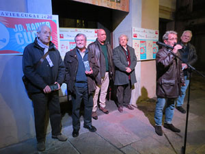 Premis homenatge Xavier Cugat, organitzat pel Festival de Cinema de Girona, a la pla&ccedil;a de l'Oli