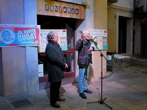 Premis homenatge Xavier Cugat, organitzat pel Festival de Cinema de Girona, a la pla&ccedil;a de l'Oli