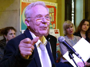 Premis homenatge Xavier Cugat, organitzat pel Festival de Cinema de Girona, a la pla&ccedil;a de l'Oli