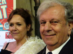 Premis homenatge Xavier Cugat, organitzat pel Festival de Cinema de Girona, a la pla&ccedil;a de l'Oli