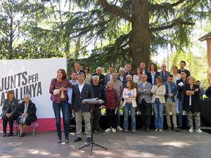 Presentaci&oacute; candidats de Junts per Catalunya a les eleccions municipals de Girona