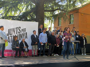 Presentaci&oacute; candidats de Junts per Catalunya a les eleccions municipals de Girona