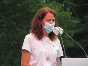 Homenatge en record de les v&iacute;ctimes de la Covid-19 al Parc de les Ribes del Ter