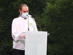 Homenatge en record de les v&iacute;ctimes de la Covid-19 al Parc de les Ribes del Ter