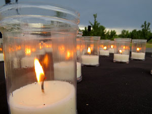 Homenatge en record de les v&iacute;ctimes de la Covid-19 al Parc de les Ribes del Ter