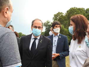 Homenatge en record de les v&iacute;ctimes de la Covid-19 al Parc de les Ribes del Ter