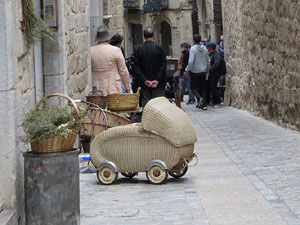 Rodatge de 'The Path' als carrers del Barri Vell de Girona