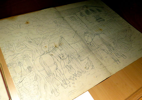 La casota, 1961. 50 x 70