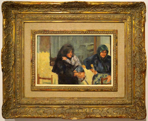 Sense t&iacute;tol. D&iacute;ez Ramos. S/data. Oli sobre tela