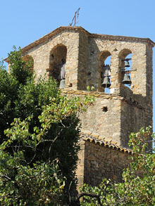 Campanar de l'església de Sant Pere d'Ullastret