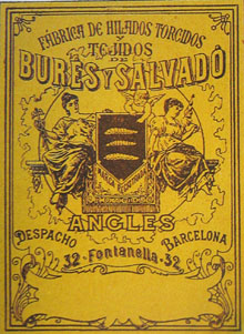 Publicitat de la Bur&eacute;s i Salvad&oacute;. 1895
