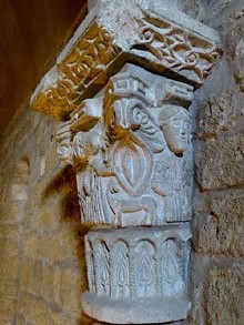 Capitell de la nau de l'esgl&eacute;sia