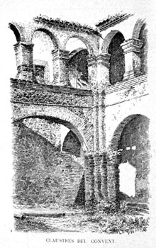 Claustre del convent dels M&iacute;nims d'Hostalric