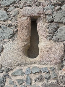 Detall d'una defensa d'Hostalric