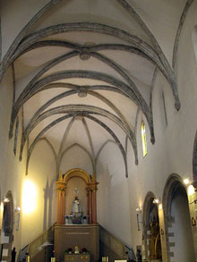 Nau de l'esgl&eacute;sia parroquial de Santa Maria dels Socors