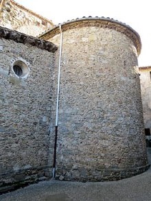 Absis de l'esgl&eacute;sia parroquial de Sant Pere. Neocl&agrave;ssica. Segle XVIII