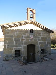Ermita de Sant Sebasti&agrave;. Constru&iuml;da entre el 1528 i el 1530, les posteriors restauracions no van respectar l'arquitectura original