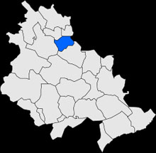 Mapa d'Angl&egrave;s