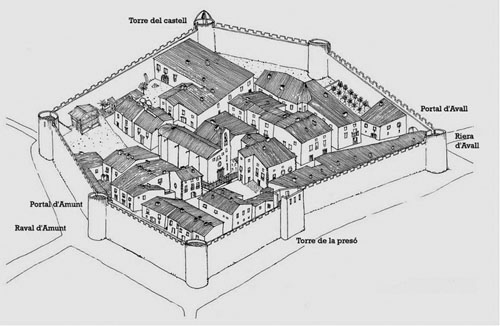 Nucli emmurallat medieval de Palafrugell