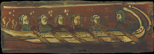 Galera. Tauleta d'enteixinat. Ca. 1300