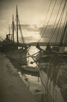 Vista del port de Palam&oacute;s. 1930