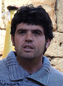 L'alcalde de Bellcaire, David Font Saballs, durant l'acte