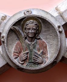 Clau de volta de  l'esgl&eacute;sia de Sant Esteve