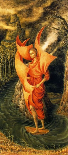 'Ascensi&oacute;n al Monte Anlogo', pintura de Remedios Varo (Angl&egrave;s 1908 - Ciutat de M&egrave;xic 1963)