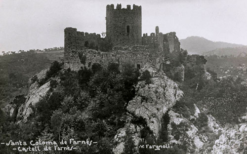 Castell de Farners. 1911-1936