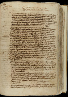 Capbreu del priorat de Sant Pere Cercada (1562-1588), volum de paper relligat, de 274 folis. Forma part del fons notarial de Santa Coloma de Farners, del temps del notari Pau Serra (1562-1581)