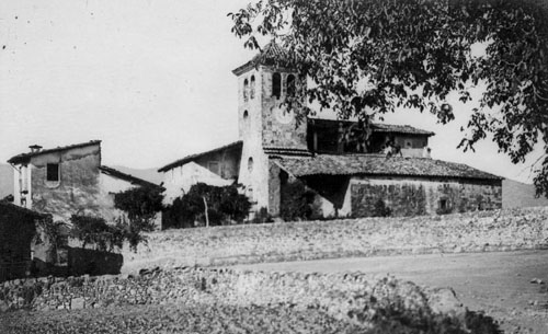 Esgl&eacute;sia de Santa Margarida de Bianya. 1890-1923