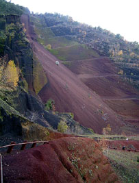 Santa Pau. Grederes del volcà Croscat