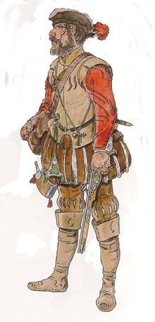 Bandoler. Cap de cinquantena. Ca. 1575-1580