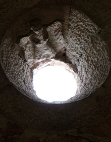 Ull de bou de l'esgl&eacute;sia de Sant Esteve