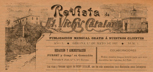 Publicaci&oacute; 'Revista de El Vichy Catal&aacute;n' comen&ccedil;ada a editar l'U de maig de 1897