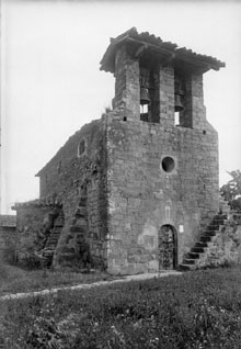 Esgl&eacute;sia de Santa Eul&agrave;lia de Pujals dels Cavallers de Cornell&agrave; del Terri. 1918