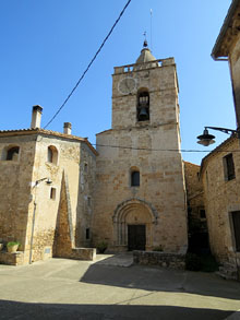 Fa&ccedil;ana de l'esgl&eacute;sia de Sant Cebri&agrave; d'Esponell&agrave;