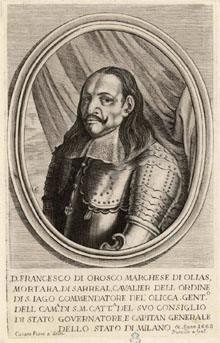 Francisco de Orozco i Ribera (Ca. 1605-1668), marqu&egrave;s de Mortara