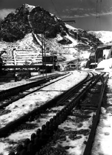 Tren cremallera de Queralbs. 1985
