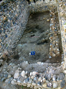 Vista general del sector 4. Excavacions del 2014