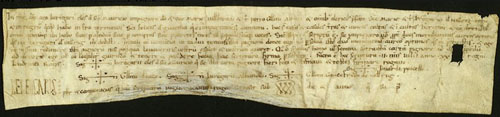 6 de juliol de 1131. Empenyorament que fa Berenguer, clergue de Sant Mori, a Santa Maria de Vilabertran, al seu abat Pere Guillem i a Berenguer de vilarig, de tot all&ograve; que t&eacute; al terme de Sant Feliu de Gu&agrave;rdia, al comtat d'Emp&uacute;ries, per dos morabatins d'or &ograve;ptims
